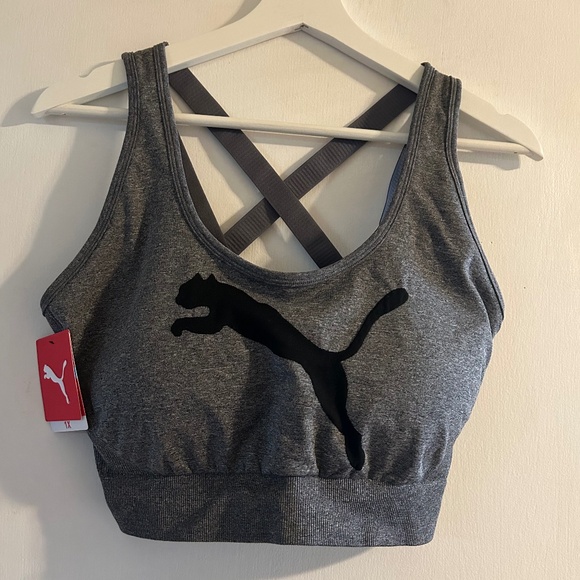 Puma woman seamless bra 1X grey - Picture 1 of 3